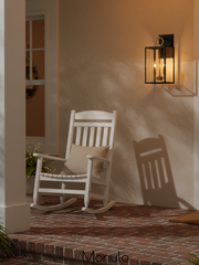 Ferrix Glass Outdoor Wall Light - Industrial Outdoor Porch Light